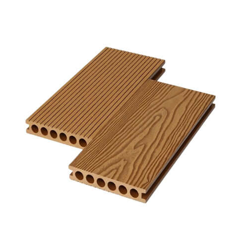 Sàn gỗ nhựa ngoài trời lỗ tròn