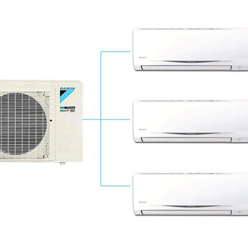 Hệ thống máy lạnh Daikin Multi S inverter 3.0 Hp 1 dàn nóng MKC70SVMV, 3 dàn lạnh CTKC25RVMV