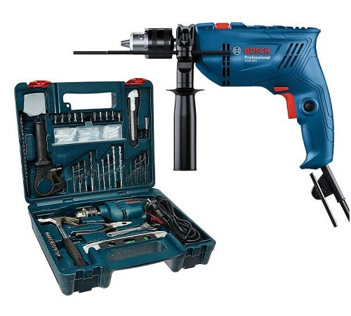 Máy khoan động lực 600W Bosch GSB 600 Set 100 món – 06011A03K1