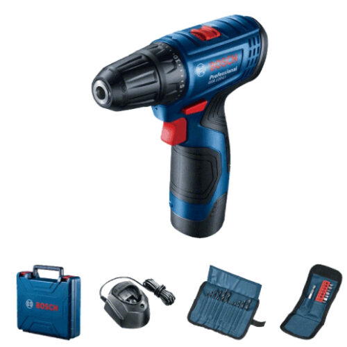 Máy khoan vặn vít dùng pin 12V Bosch GSR 120-LI GEN II (06019G80K5, 1 pin, 1 sạc)